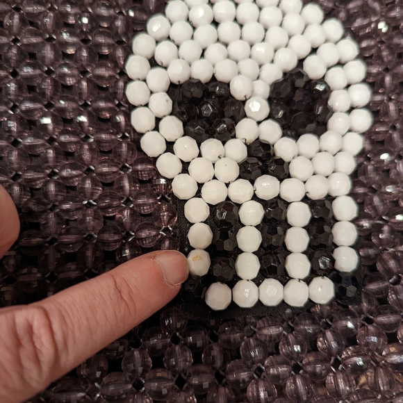 Beaded Skull Crossbody Bag - Picture 8 of 11